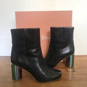 Acne Studios Althea Boots Black Leather IT 37